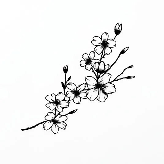 Sakura Blossom Tattoo