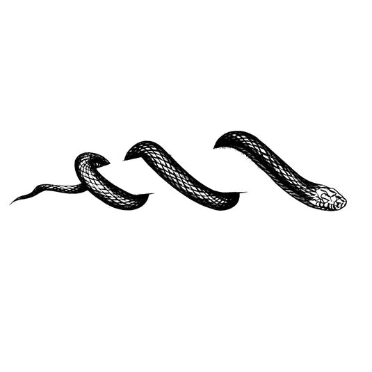 Serpentine Snake Tattoo – Semi-Permanent | Stay Tatt
