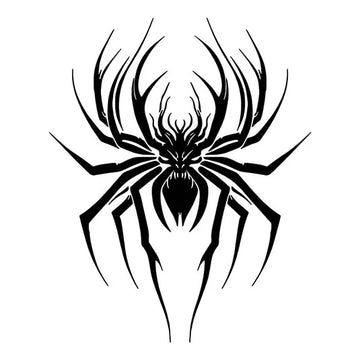 Venom Spider Semi-Permanent Tattoo – Tribal Symbol Art | Stay Tatt